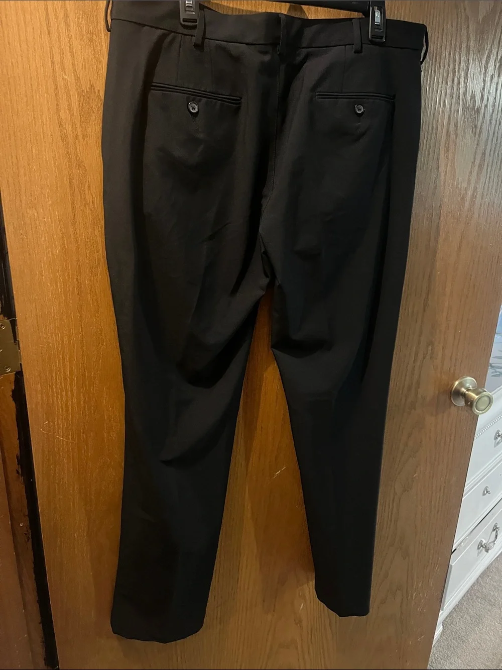 Van Heusen Black Slim Dress Pants